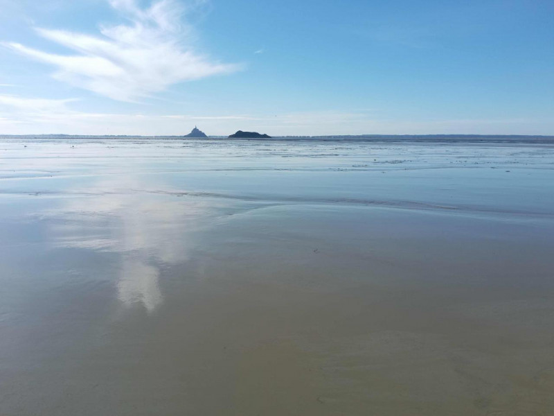 Tombelaine Sable mouvant Traversée visite Mont Saint michel guide Sable mouvant Traversée visite baie Mont Saint michel guide Guillaume
