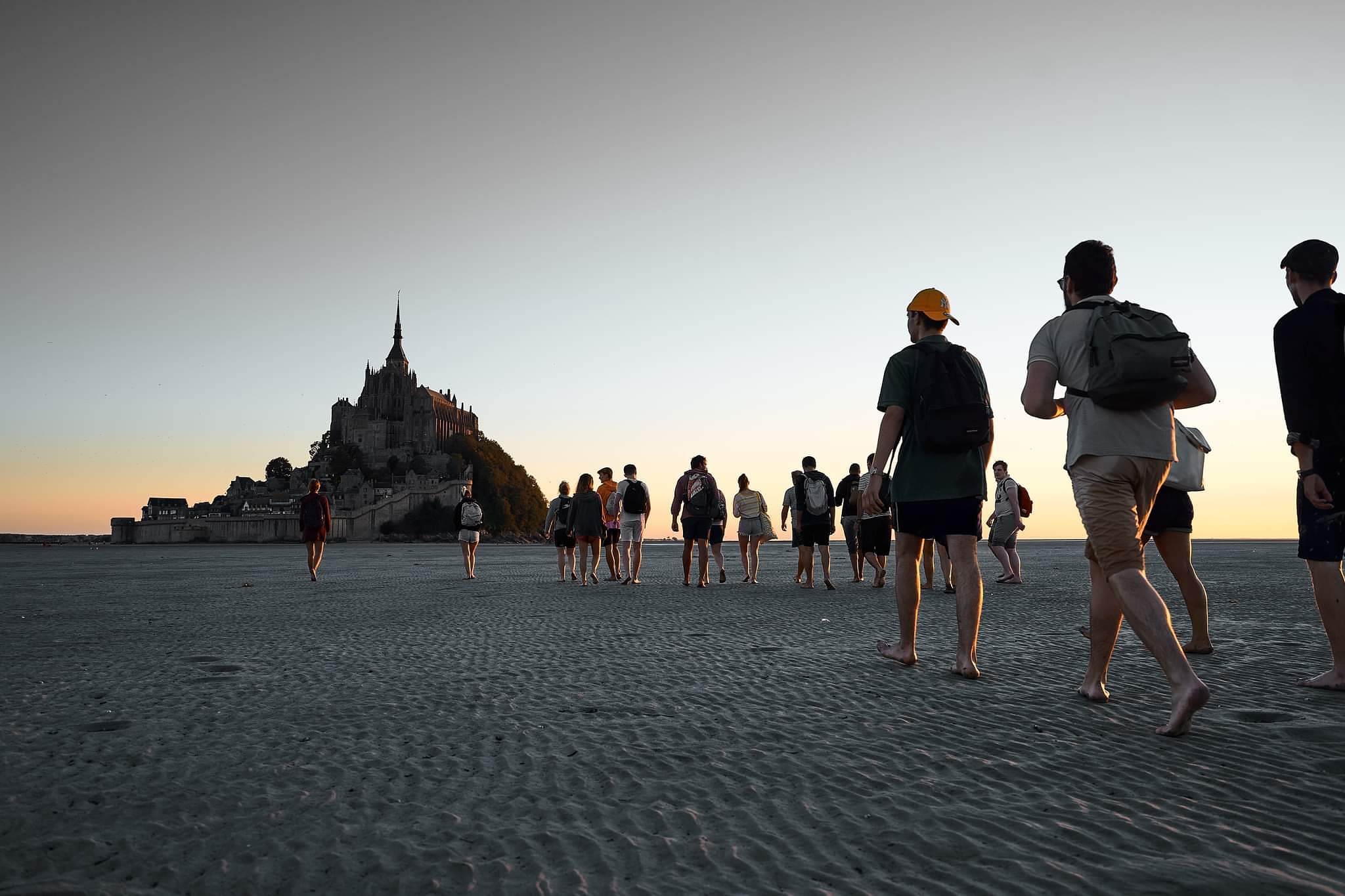 Traversée De La Baie Mont Saint Michel Traversée nocturne en baie du Mont Saint-Michel au départ du Grouin du Sud
